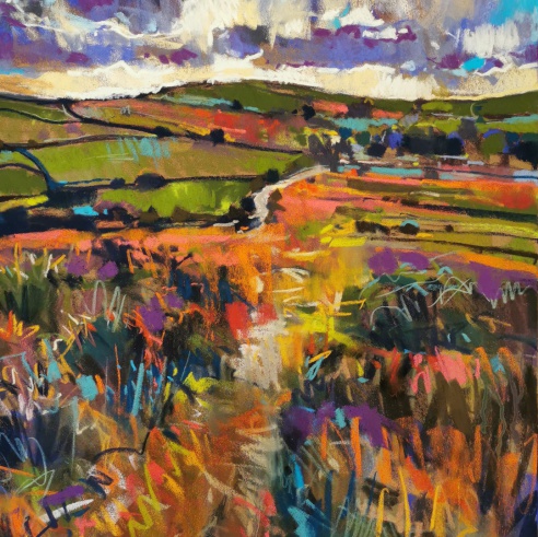 Richard Suckling - Expressive Landscape in Soft Pastel